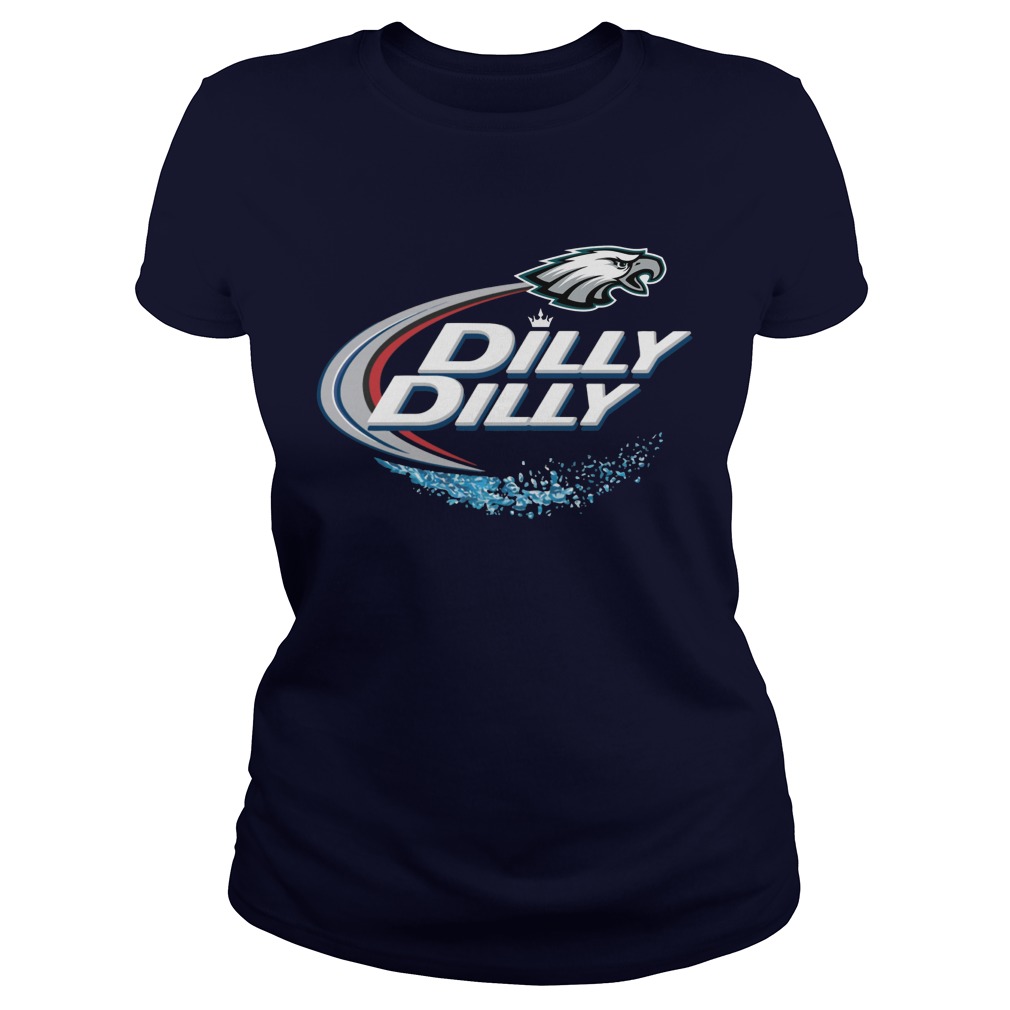 Official Philadelphia Eagles Dilly Dilly Ladies Tee