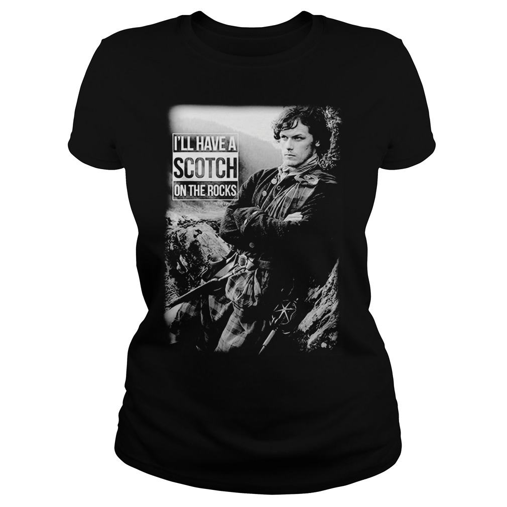 Outlander Ill Scotch Rocks Ladies Tee