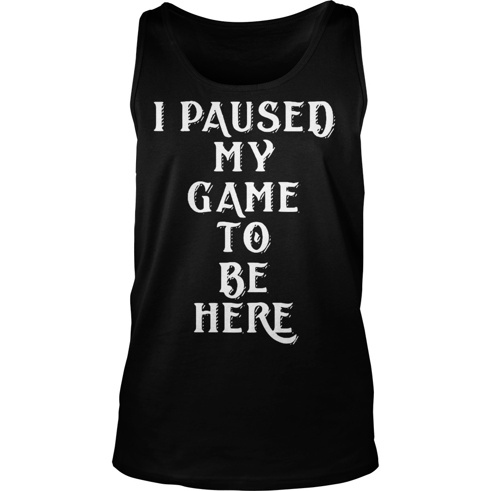 Paused Game Tank Top