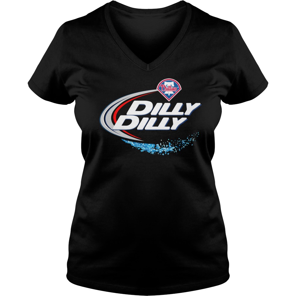 Philadelphia Phillies Dilly Dilly Ladies V Neck