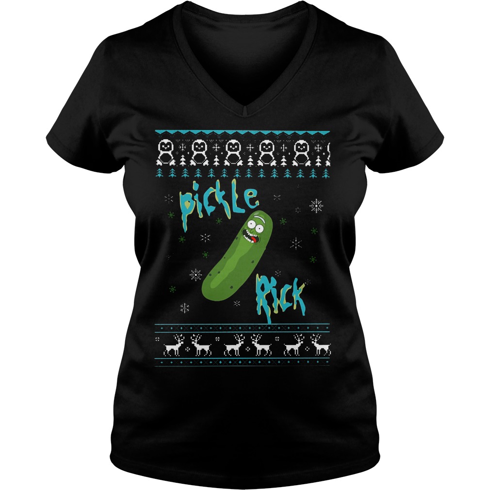 Pickle Rick V Neck