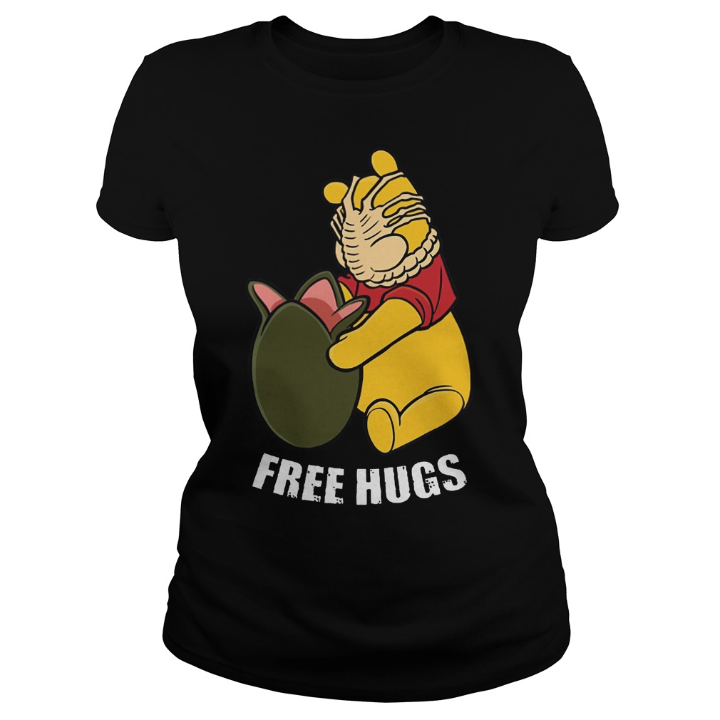 Pooh Free Bear Hugs Ladies Tee