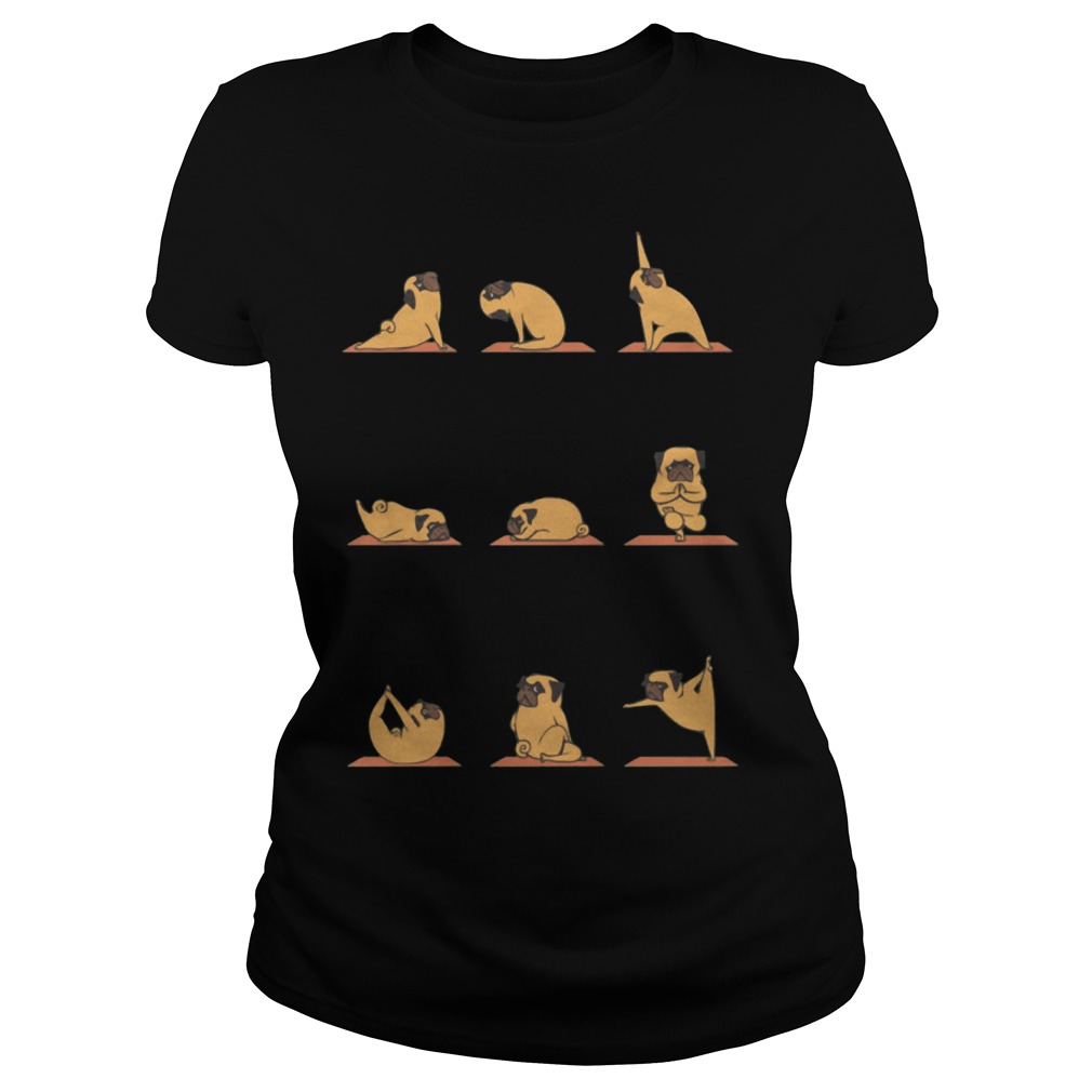 Pug Yoga Ladies Tee