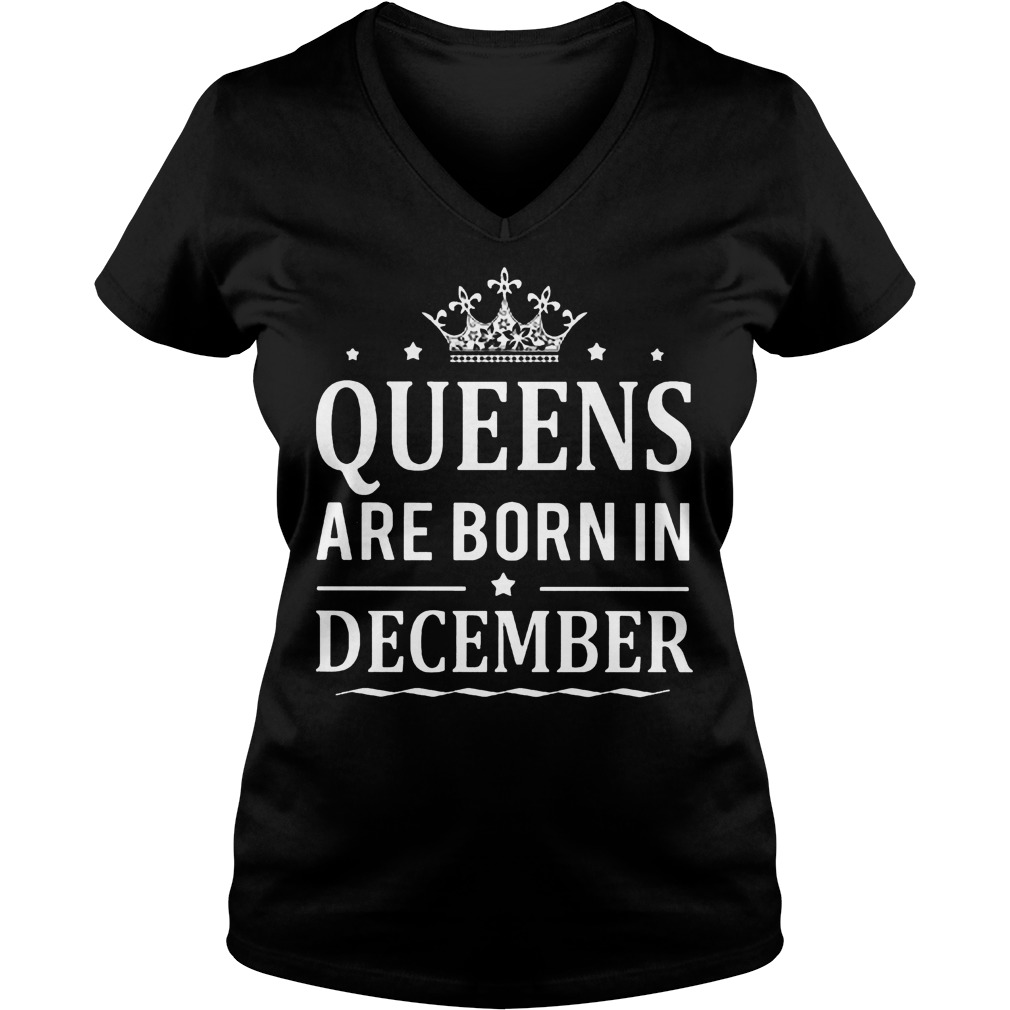Queens Born December Vneck