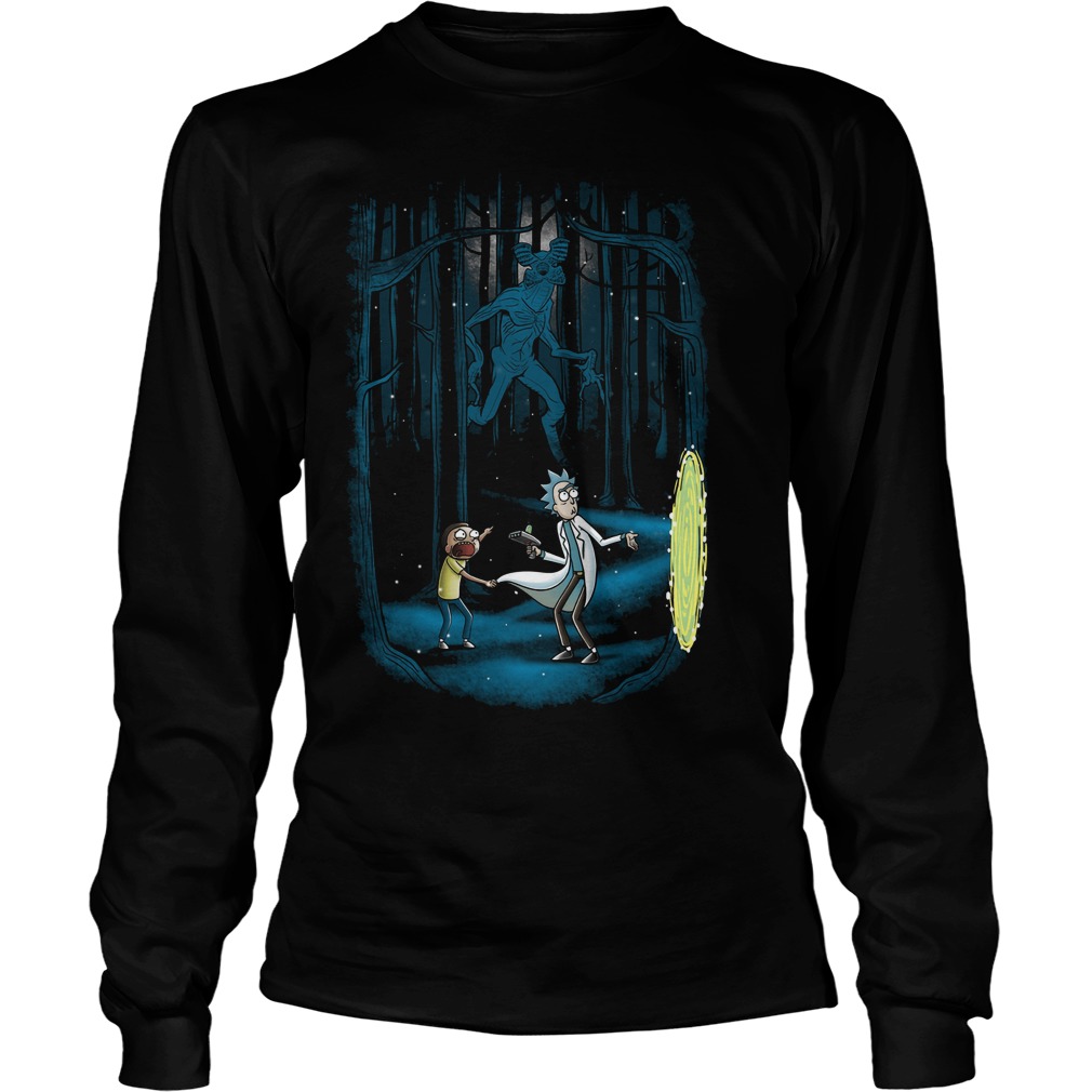Rick Morty Dart Stranger Things Longsleeve