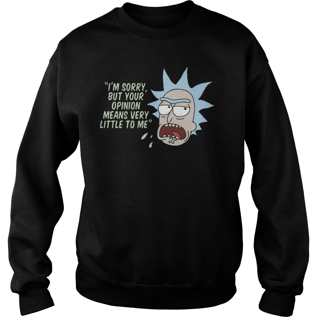 Rick Morty Opinion Means Very Little Sweater