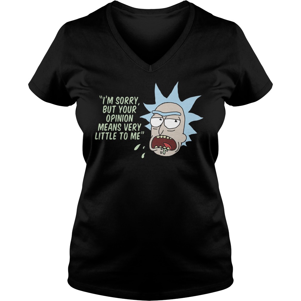 Rick Morty Opinion Means Very Little V Neck