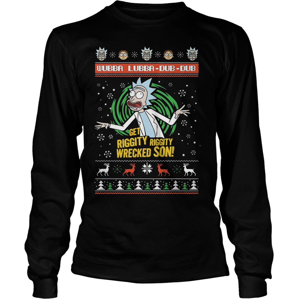 Rick Morty Wubba Lubba Dub Dub Longsleeve