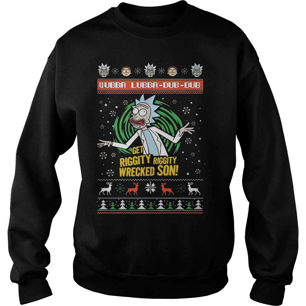 Rick Morty Wubba Lubba Dub Dub Sweater