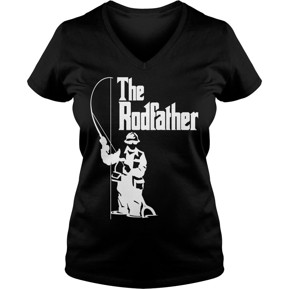 Rodfather Fishing Ladies V Neck