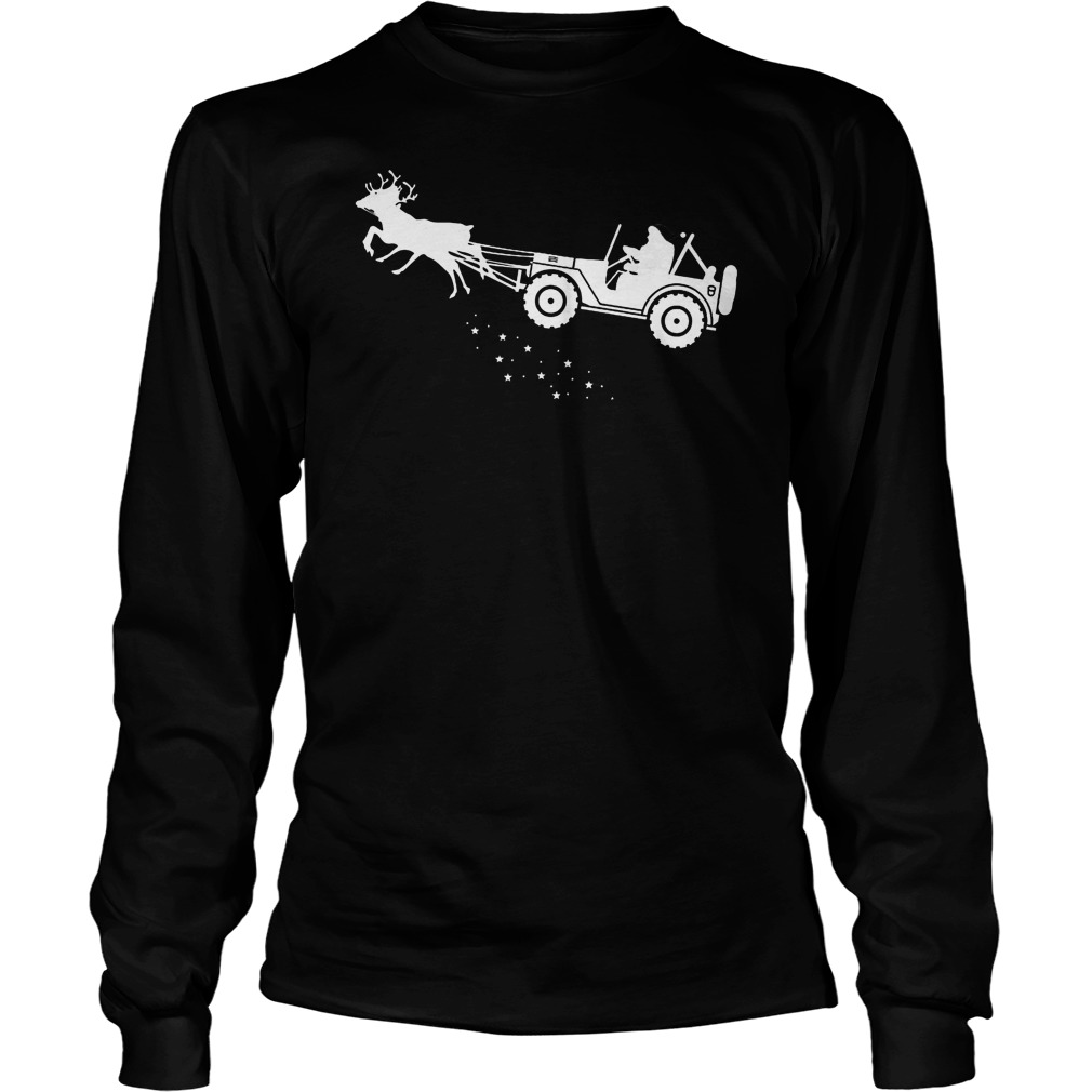 Santa Jeep Longsleeve