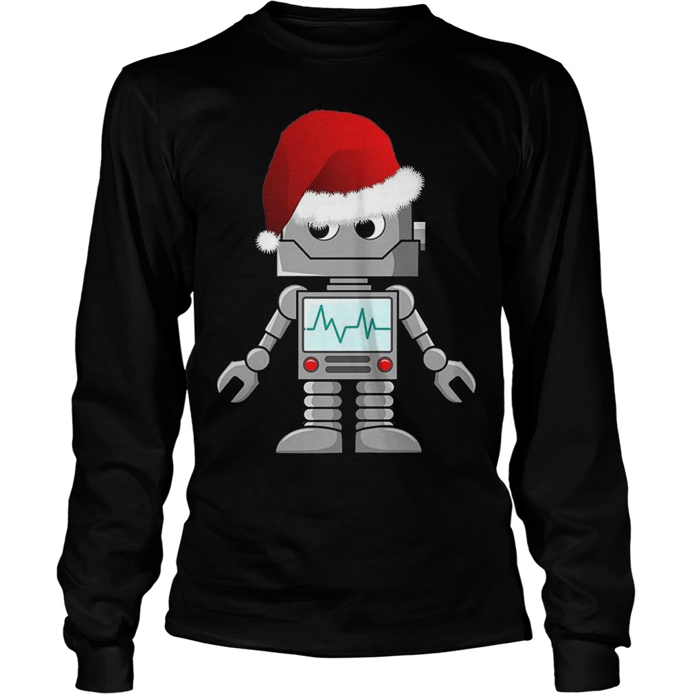 Santa Robot Sweat Longsleeve Tee