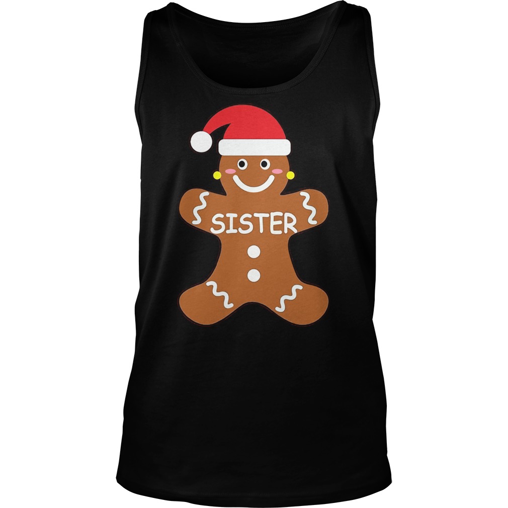 Sister Christmas Family Photo Outfit Baking Cookie Tank Top