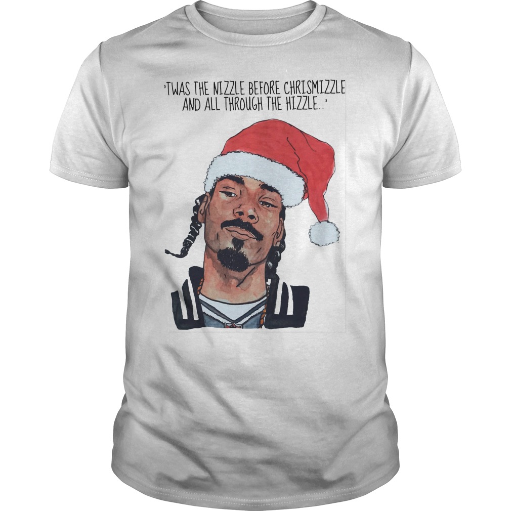 Snoop Dogg Twas Nizzle Christmizzle Guys Tee