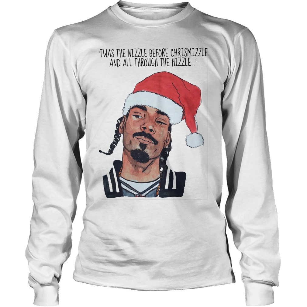 Snoop Dogg Twas Nizzle Christmizzle Unisex Longsleeve Tee
