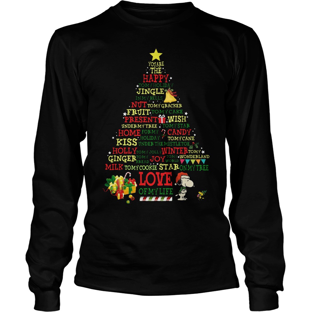 Snoopy Chrismast Tree Longsleeve