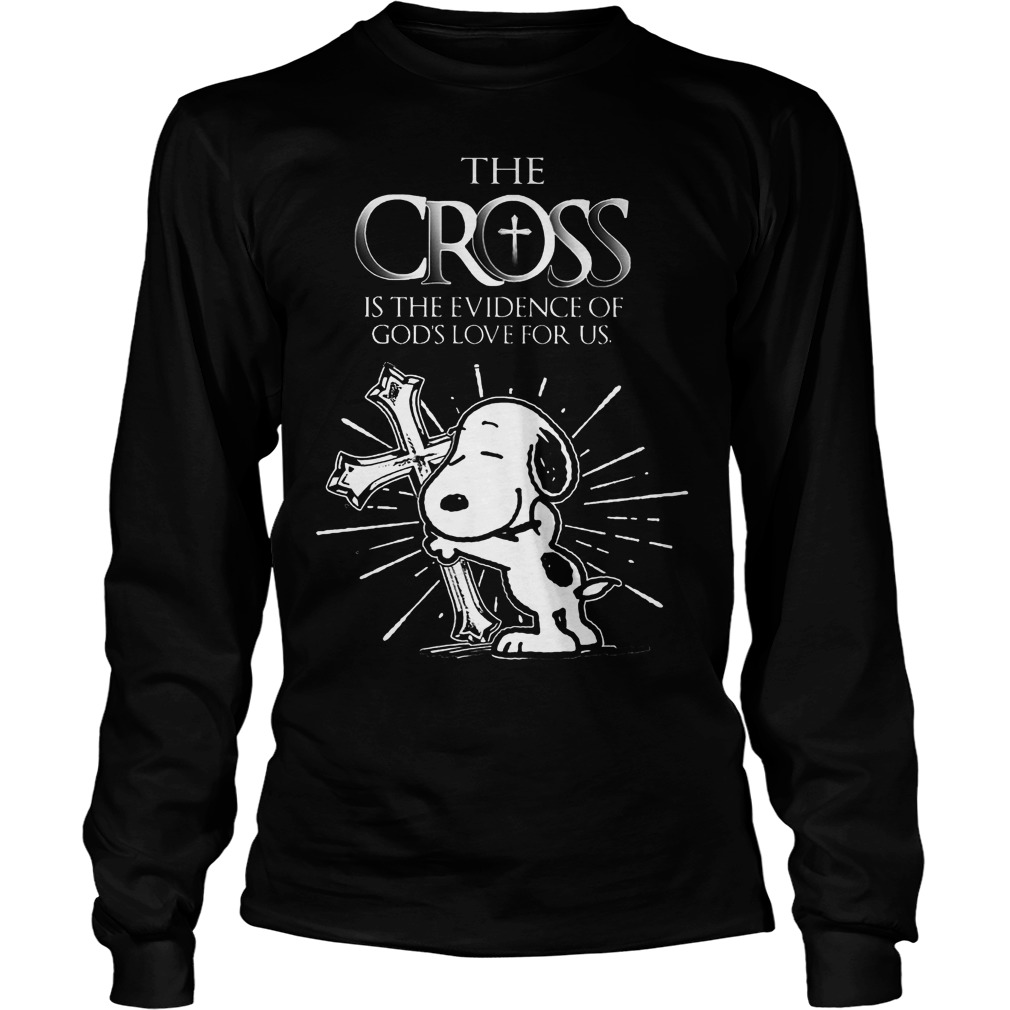 Snoopy Cross Evidence Gods Love Us Unisex Longsleeve Tee