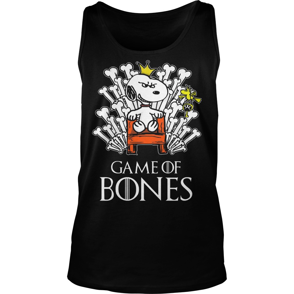 Snoopy Game Bones Tank Top