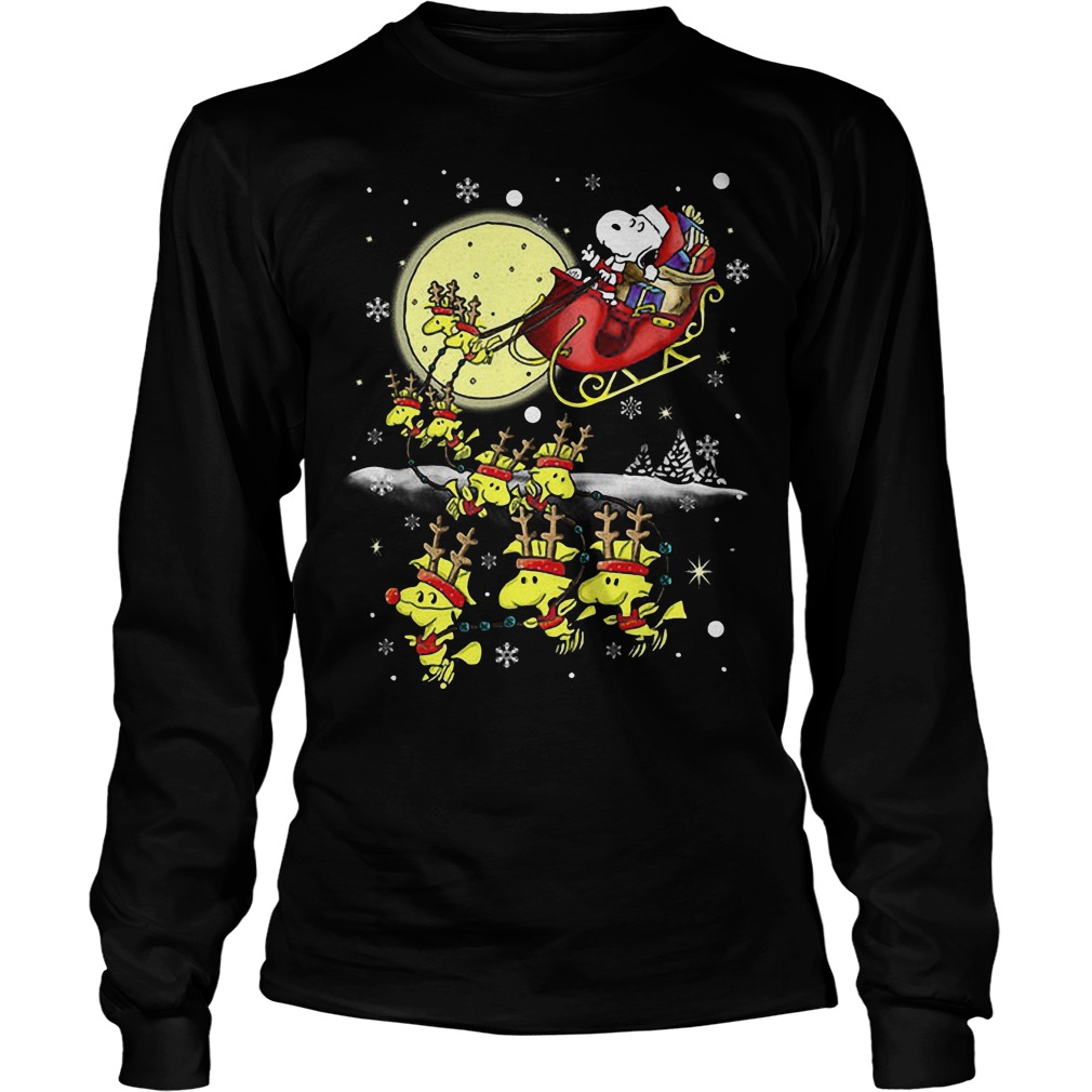 Snoopy Santa Clauss Reindeer Slongsleeve