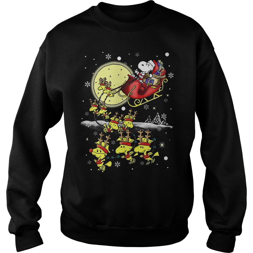Snoopy Santa Clauss Reindeer Sweater