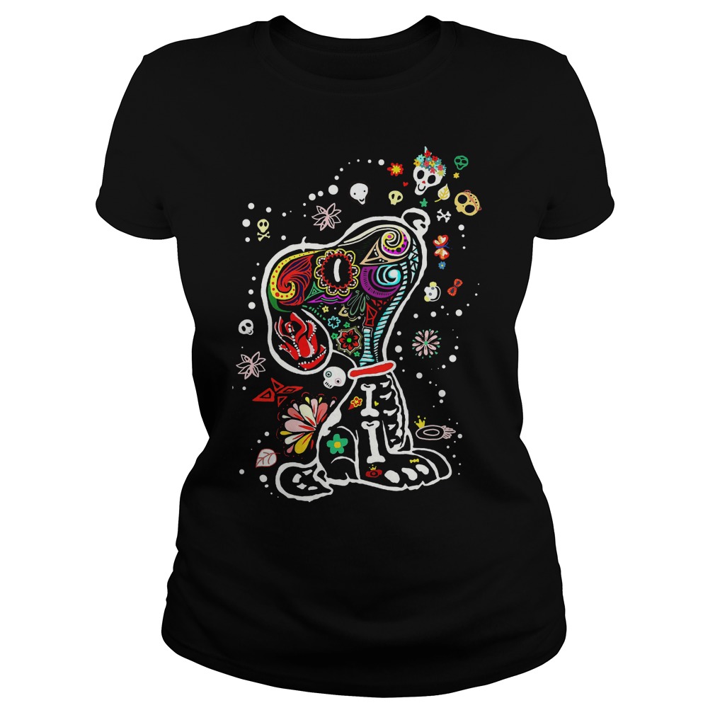 Snoopy Skull Ladies Tee