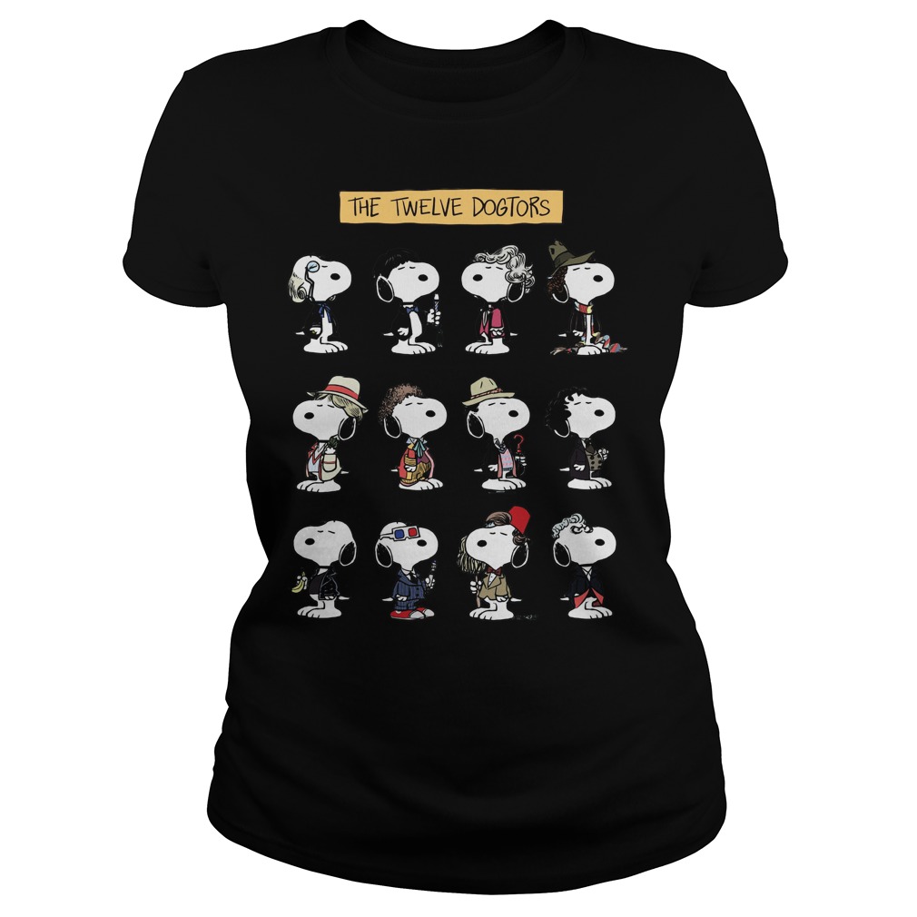 Snoopy Twelve Dogtors Ladies Tee