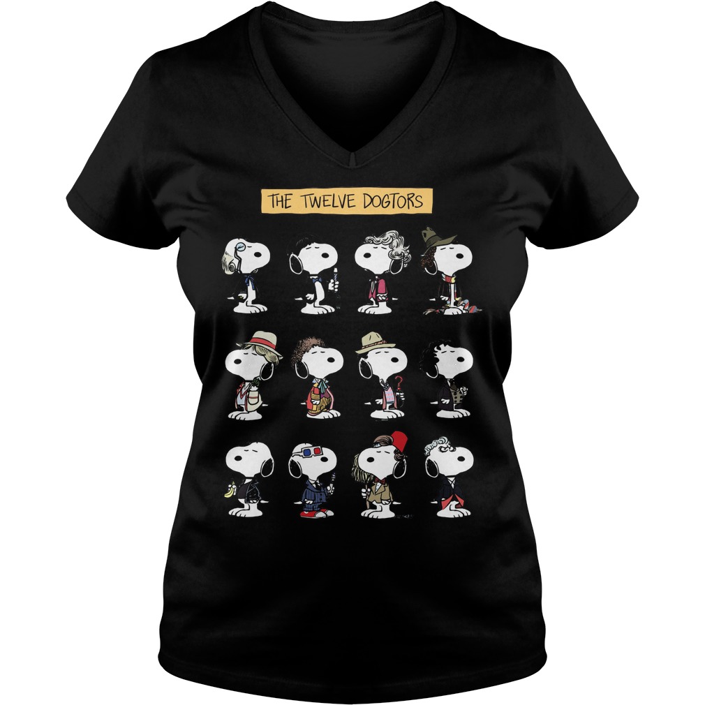 Snoopy Twelve Dogtors V Neck