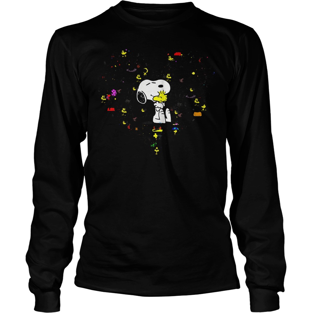 Snoopy Woodstock Heart Longsleeve