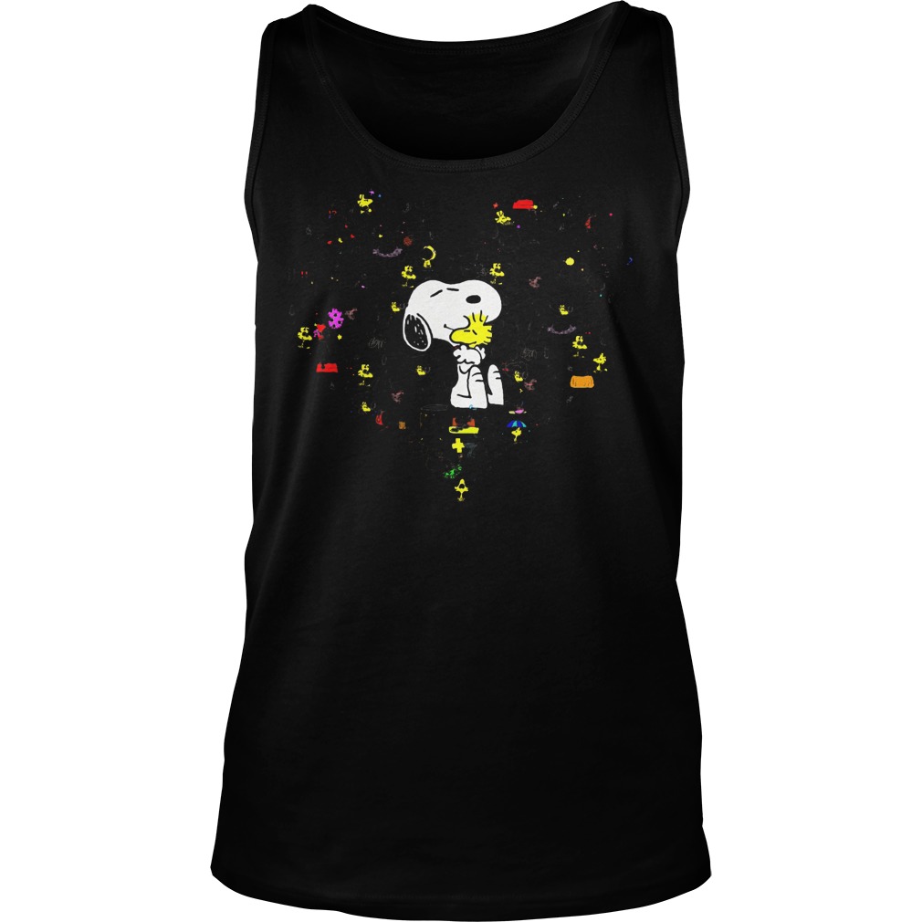 Snoopy Woodstock Heart Tank Top
