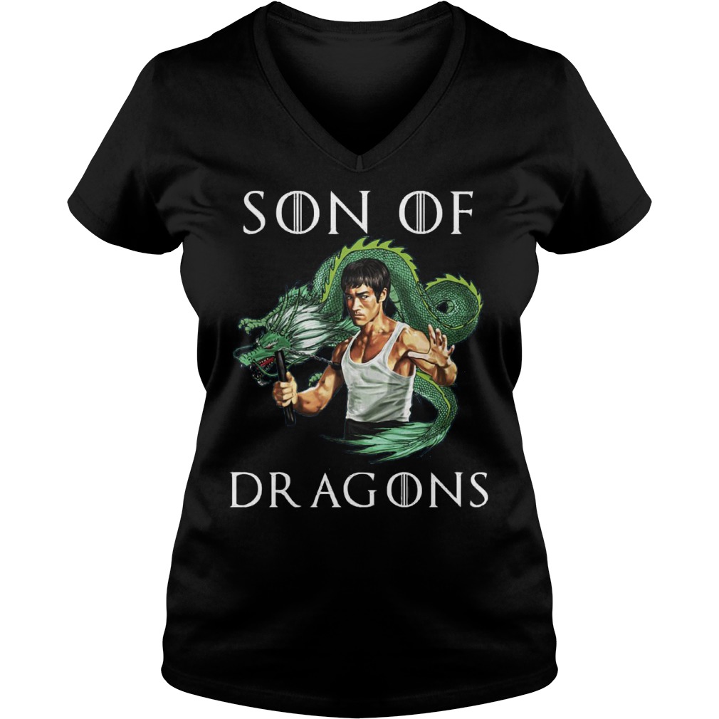 Son Dragons Ladies V Neck