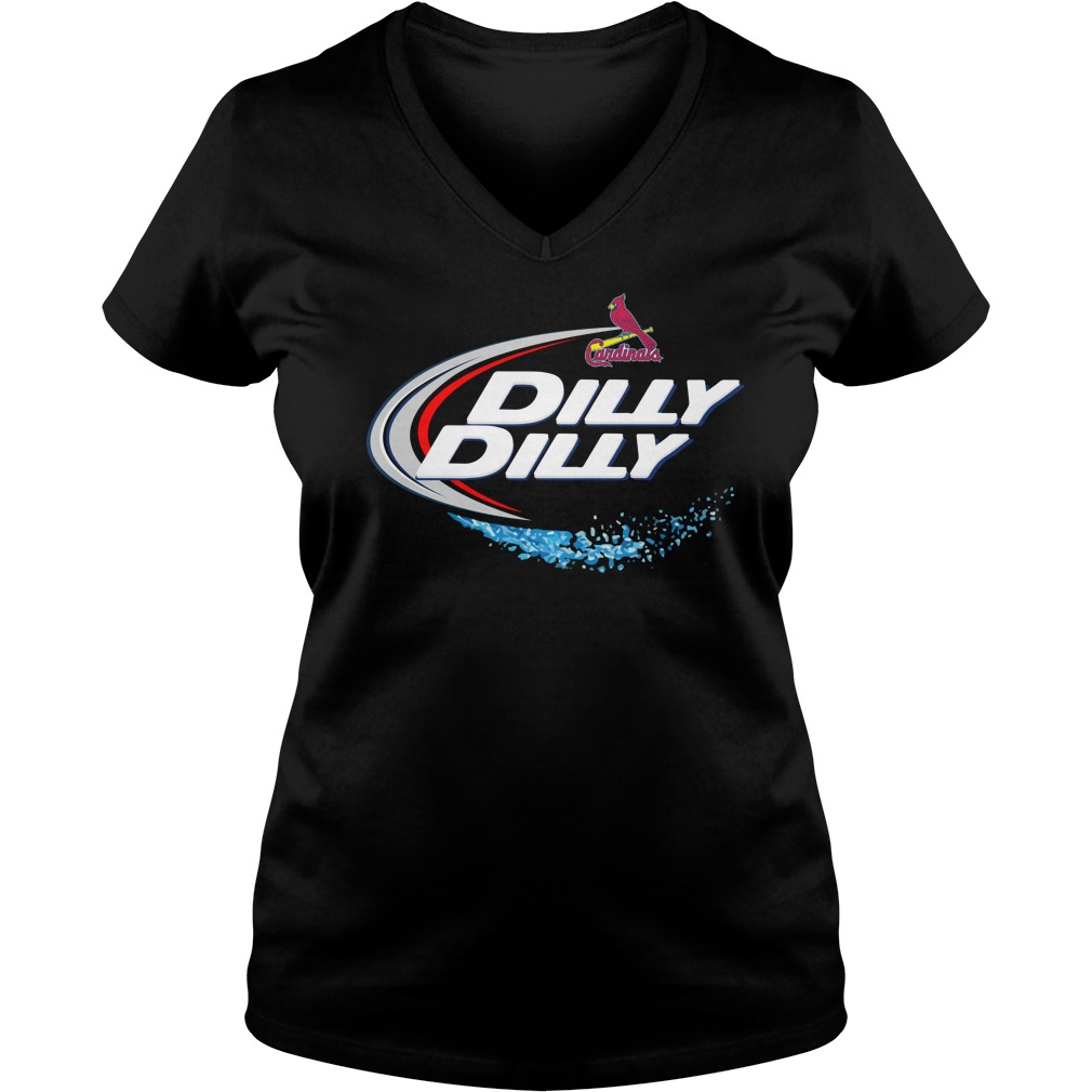 St Louis Cardinals Dilly Dilly Ladies V Neck