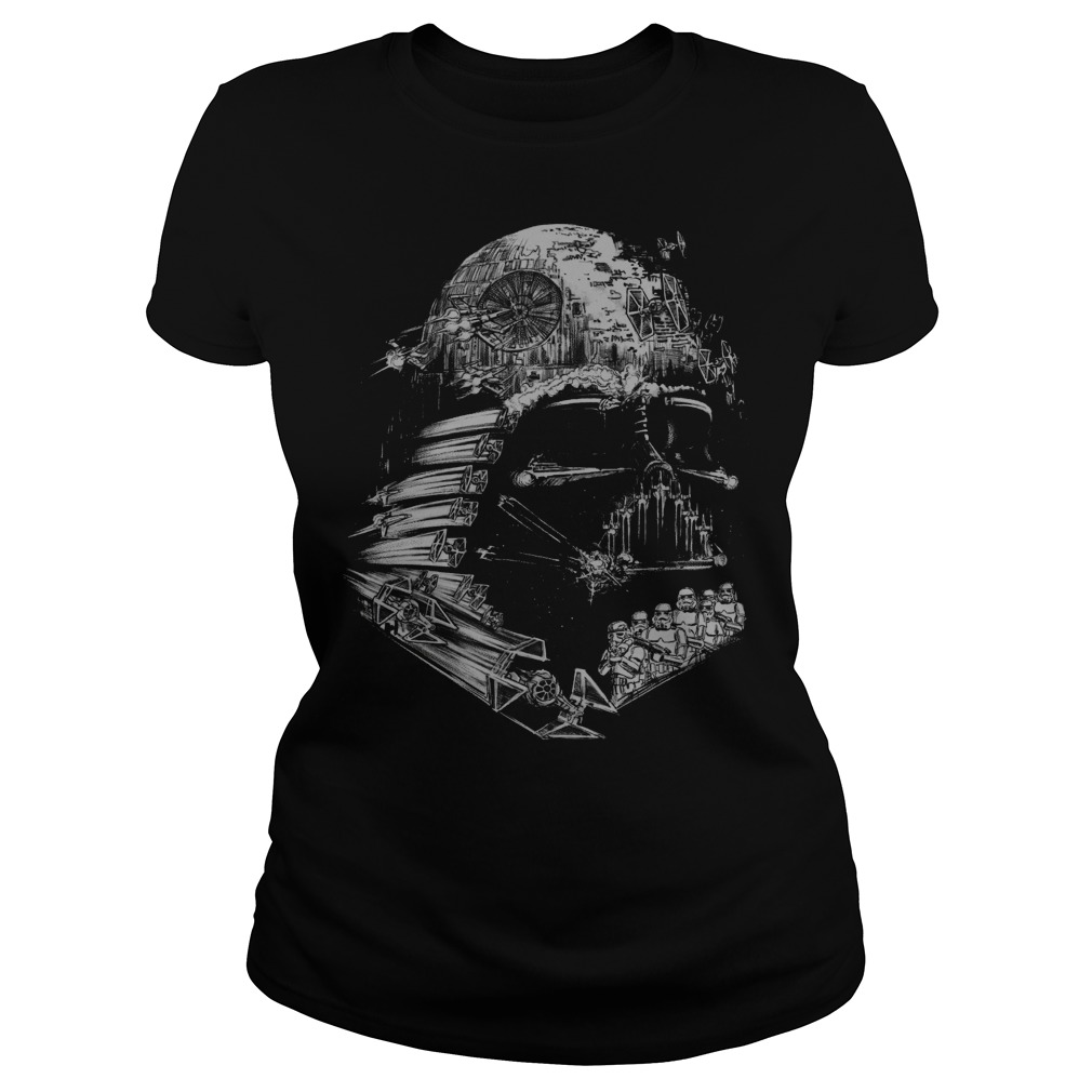 Star Wars Darth Vader Build Empire Ladies Tee