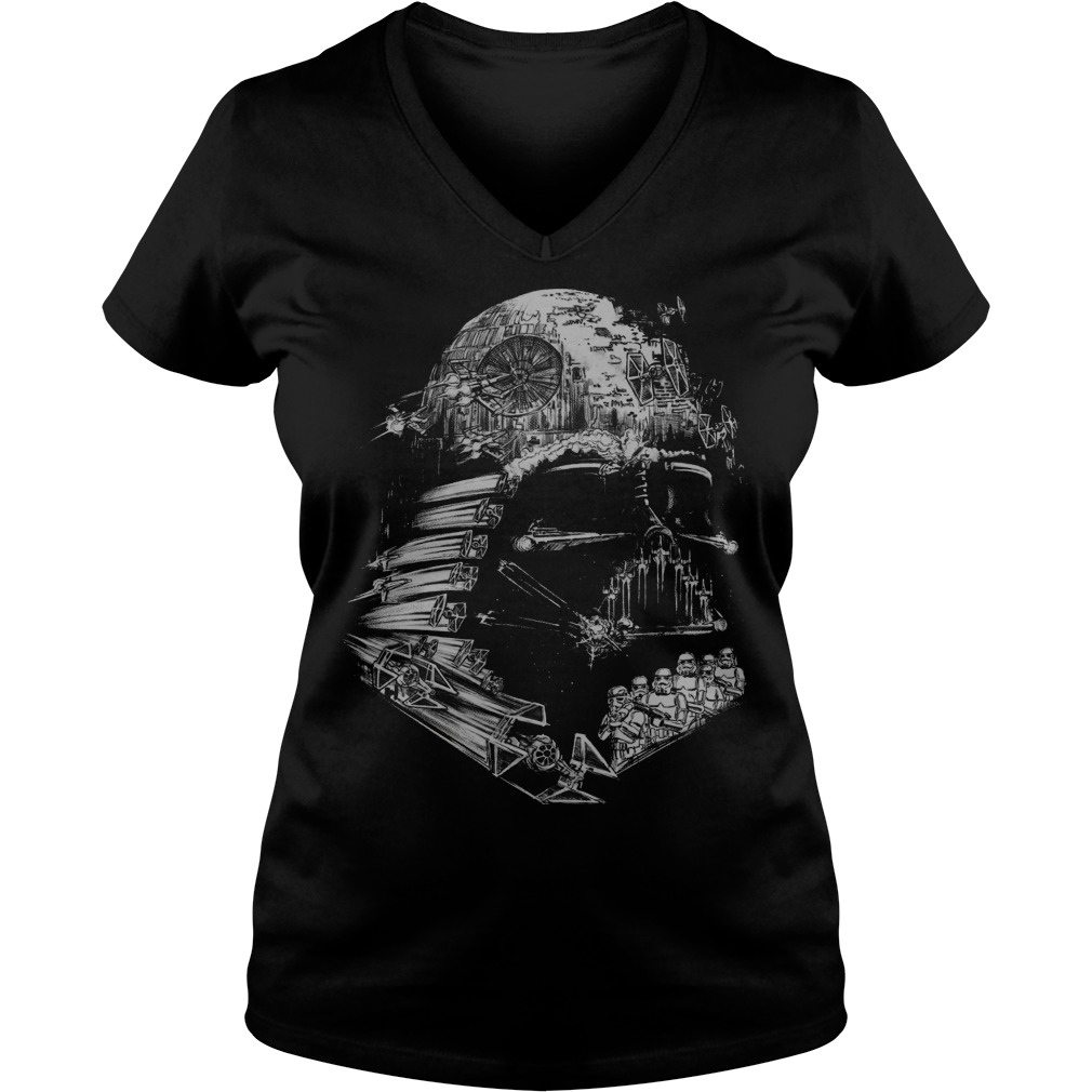 Star Wars Darth Vader Build Empire Ladies V Neck
