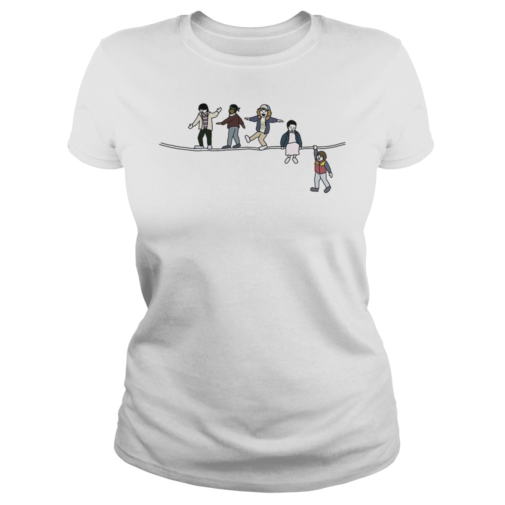 Stranger Things Acrobats Fleas Ladies Tee