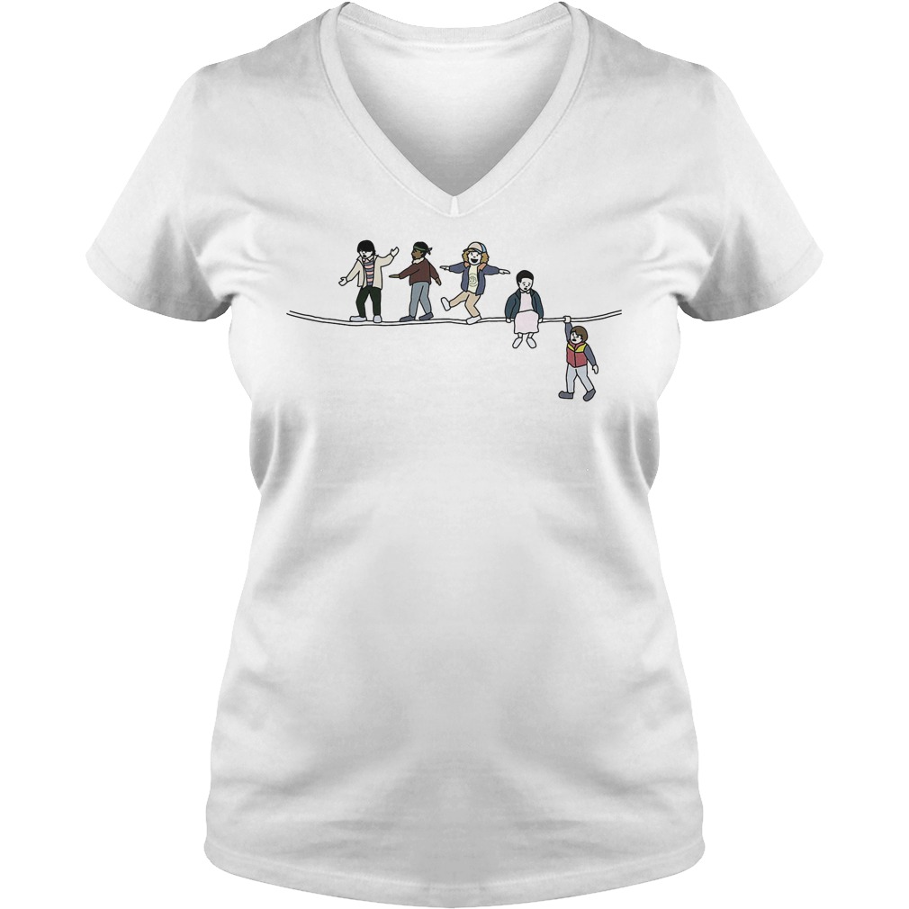 Stranger Things Acrobats Fleas V Neck