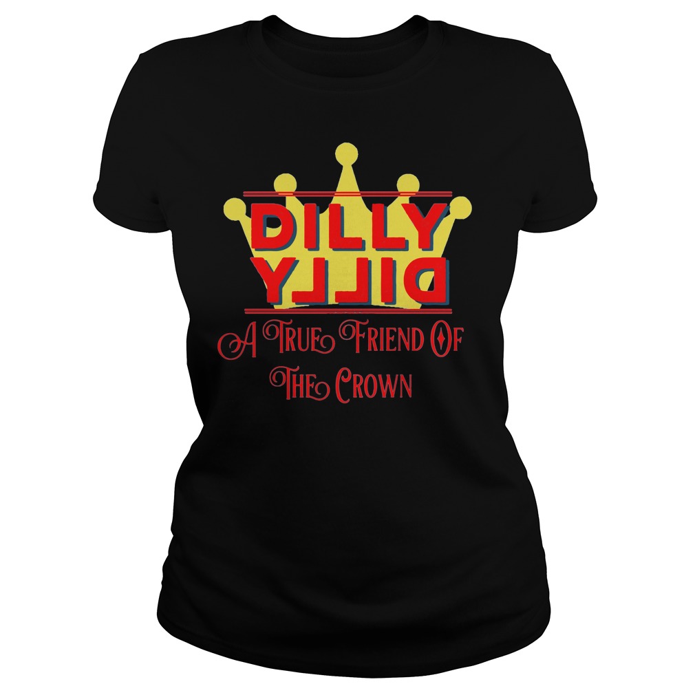 Stranger Things Dilly Dilly True Friend Crown Ladies Tee