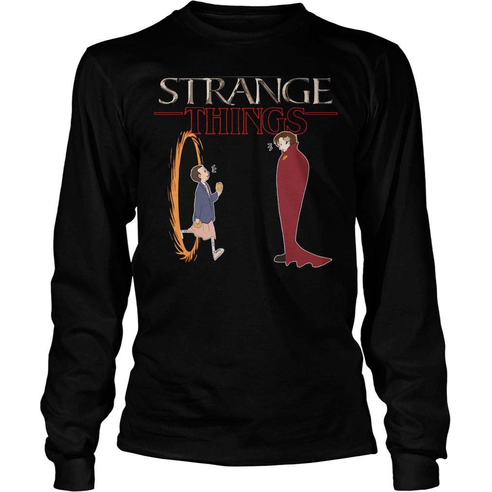 Stranger Things Evleven Vs Doctor Strange Longsleeve