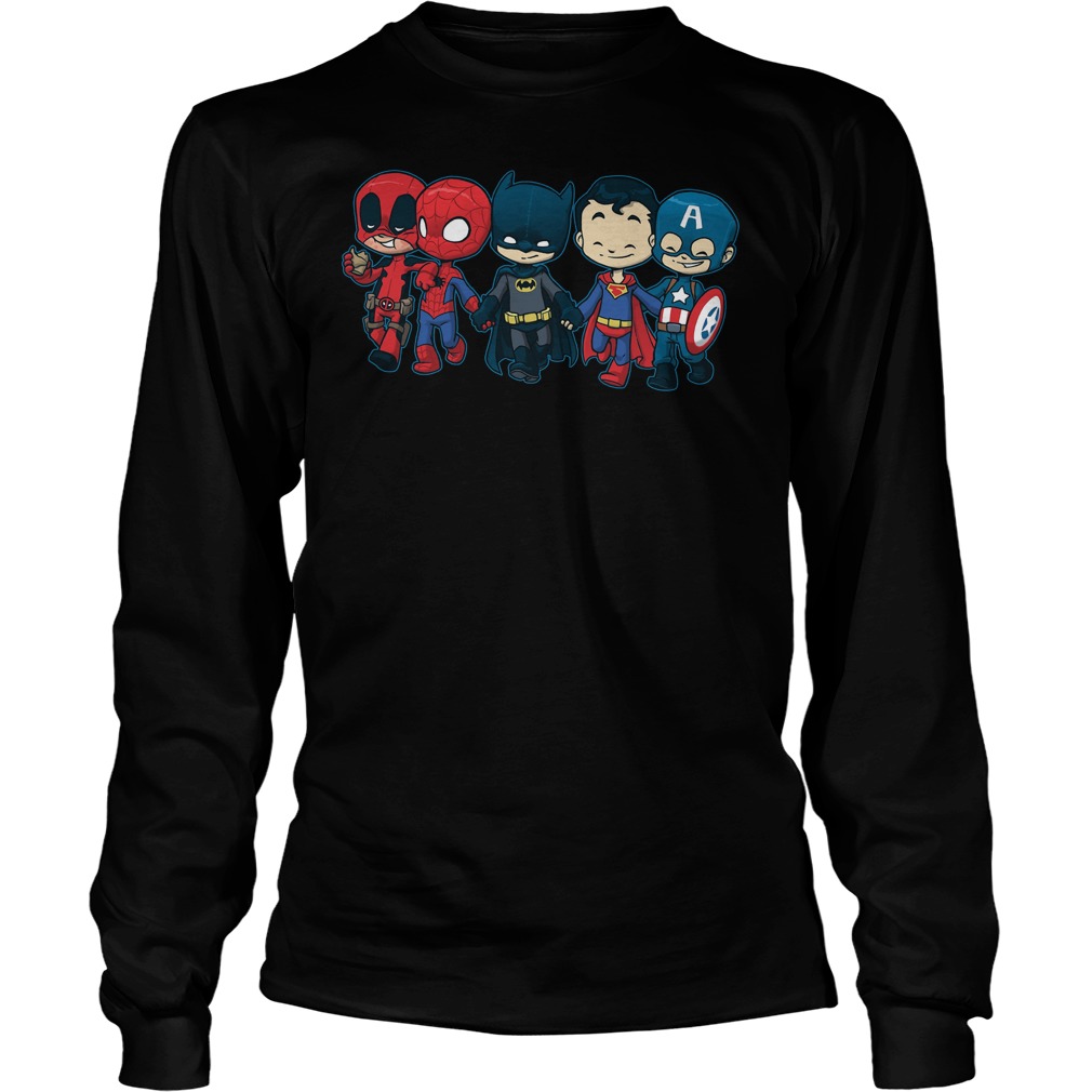 Super Heros Chibi Longsleeve