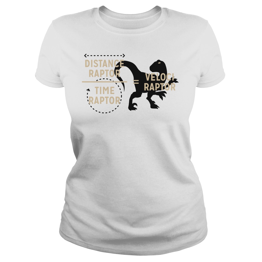 T Rex Distance Tor Time Raptor Vecloci Ladies Tee