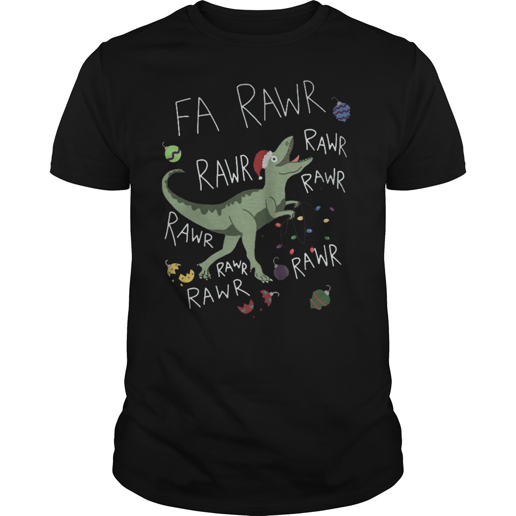 T Rex Fa Rawr Rawr Guys Tee