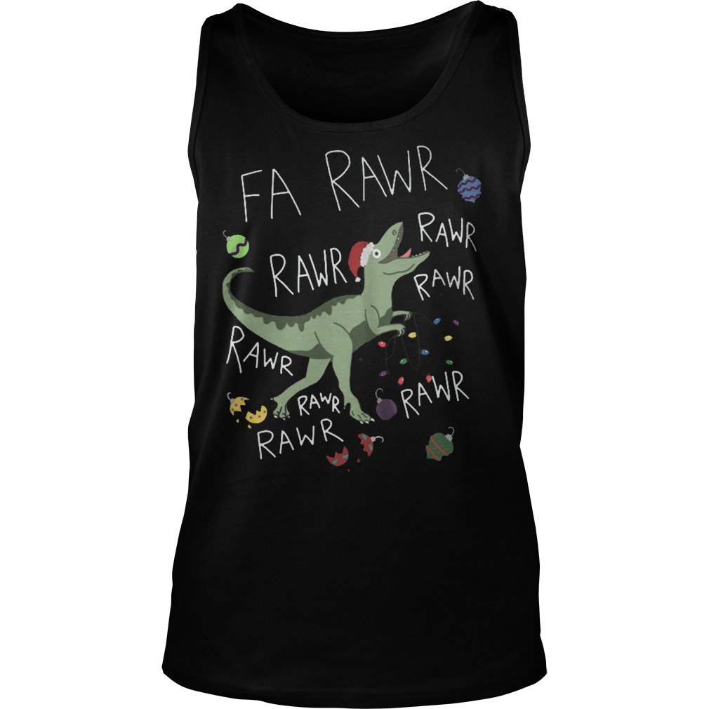 T Rex Fa Rawr Rawr Unisex Tank Top