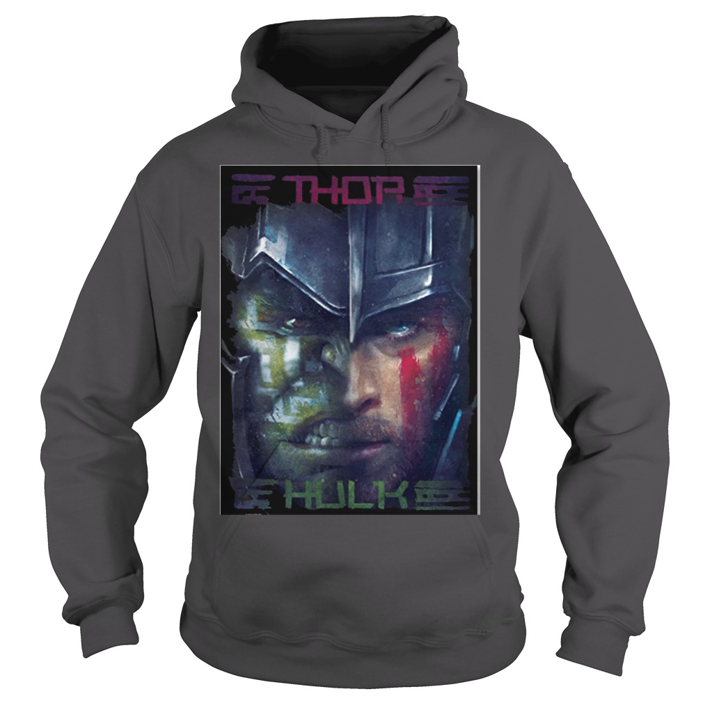 Thor Ragnarok Hulk Face Face Symmetri Hoodie