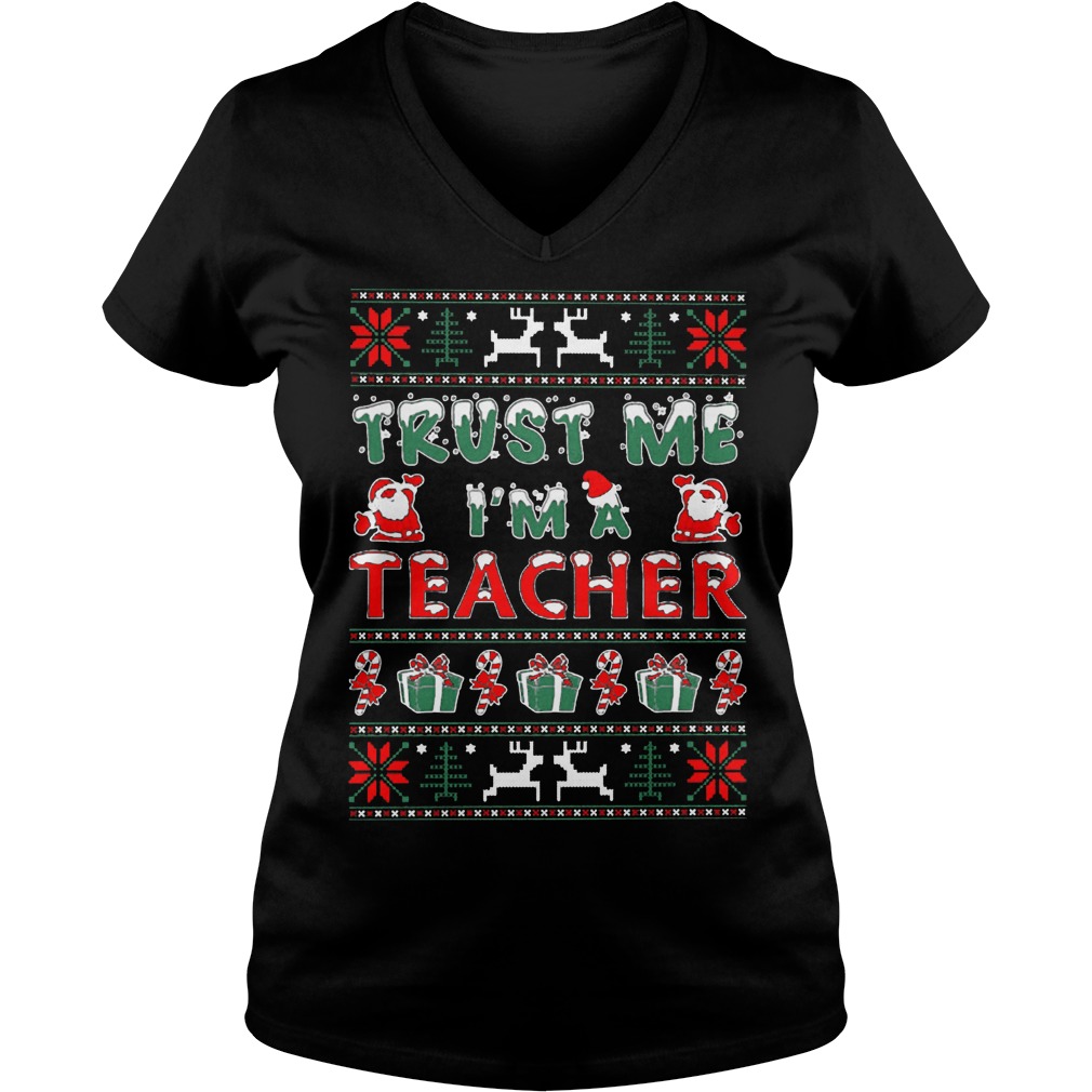 Trust Im Teacher V Neck