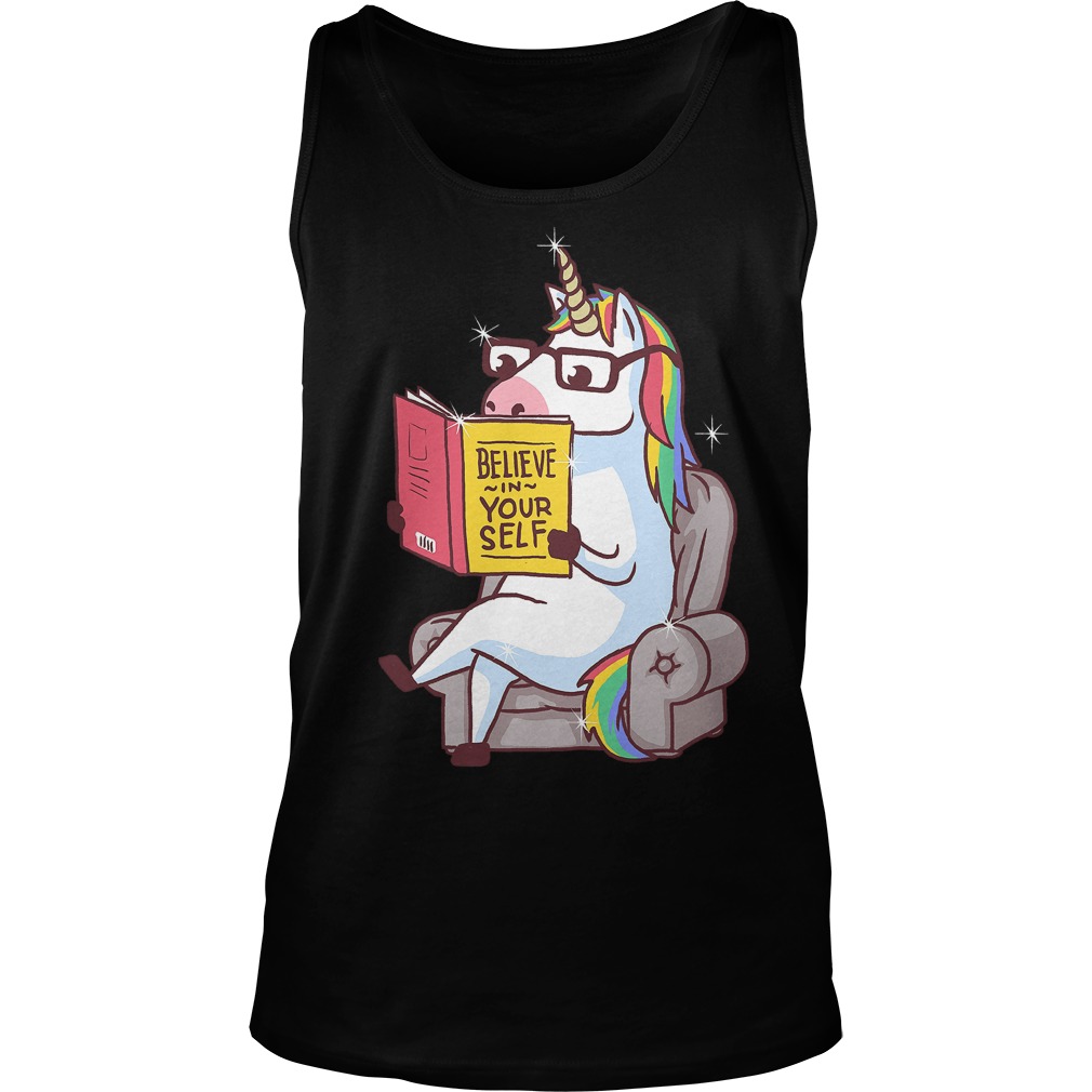 Unicorn Believe Self Unisex Tank Top