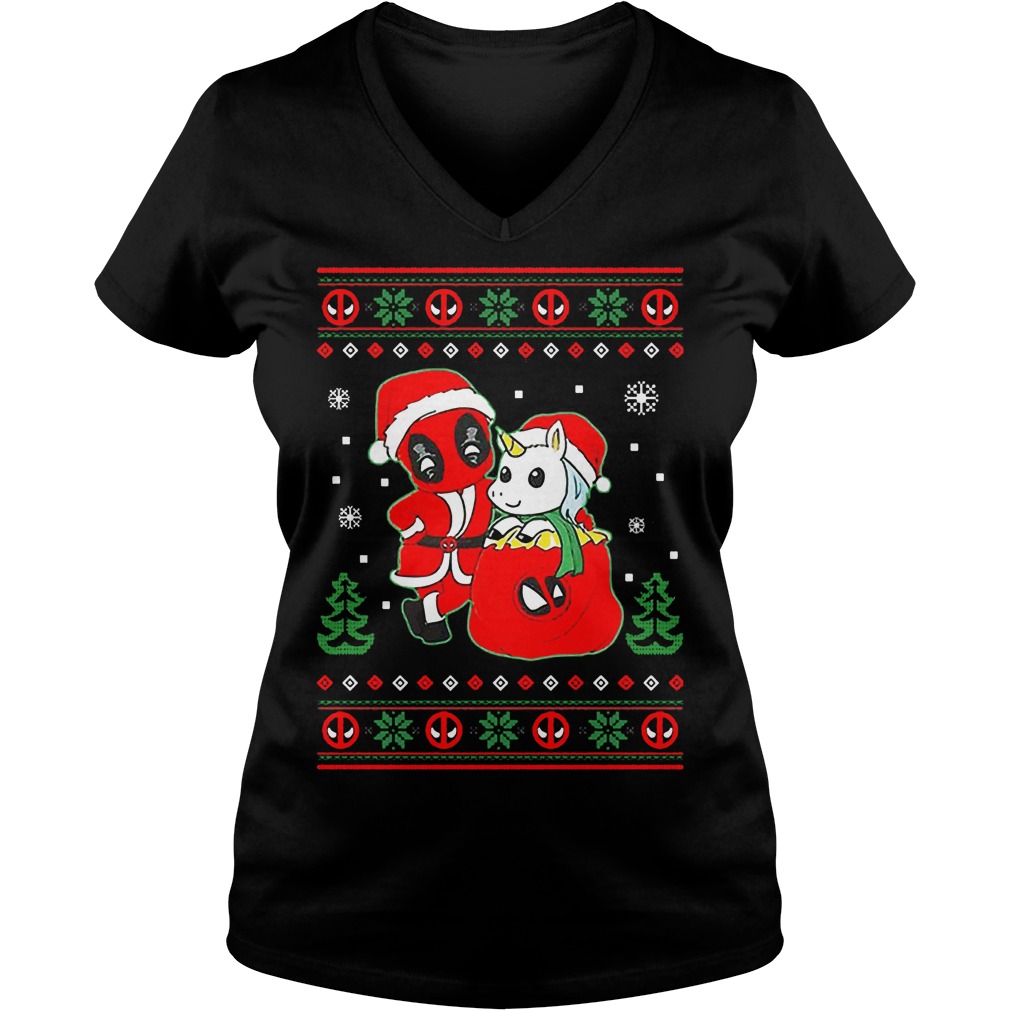 Unicorn Deadpool Vneck