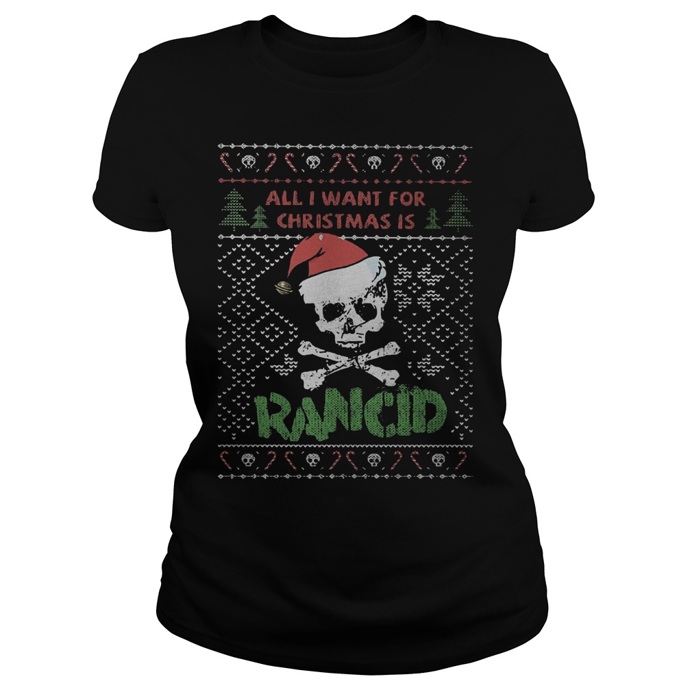 Want Christmas Rancid Ladies Tee