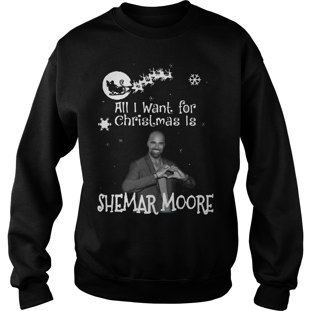 Want Christmas Shemar Moore Sweater