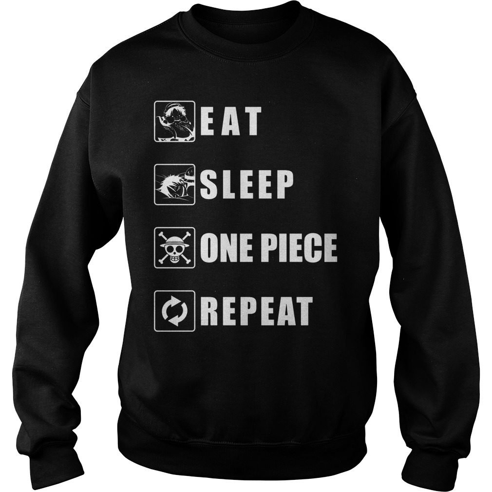 About Eat Sleep One Piece Repeat Sweater
