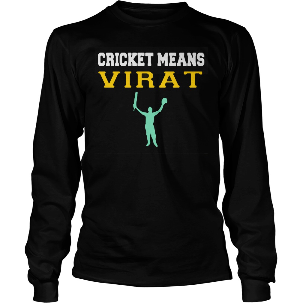 Cricket Means Virat Longsleeve