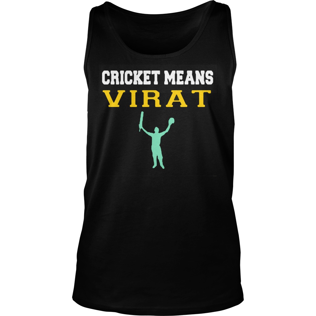 Cricket Means Virat Tank Top